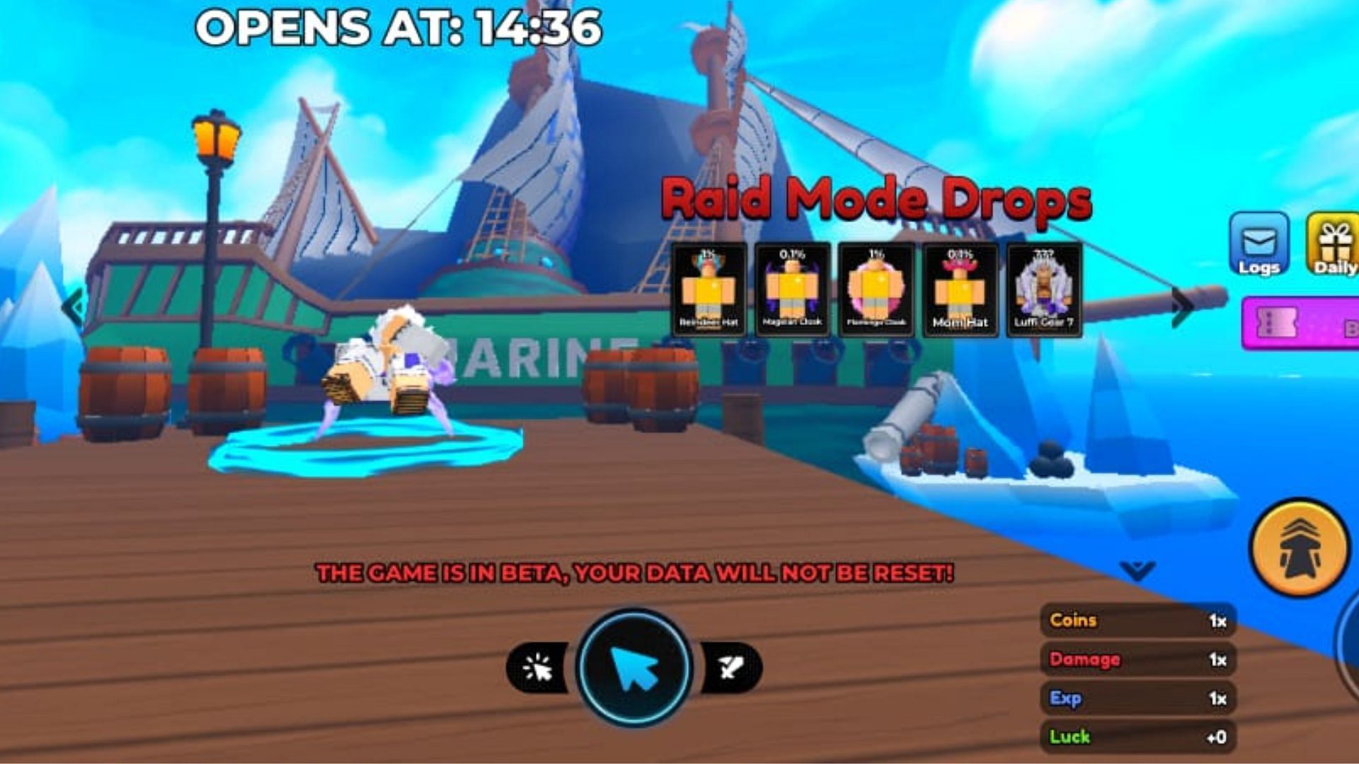 Luffi Gear 7 can be acquired from raids (Image via Roblox)